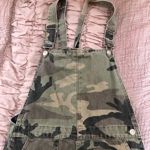 Camo Topshop shortalls